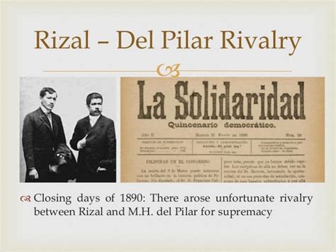 rivalry of rizal and del pilar|Rizal’s equal .